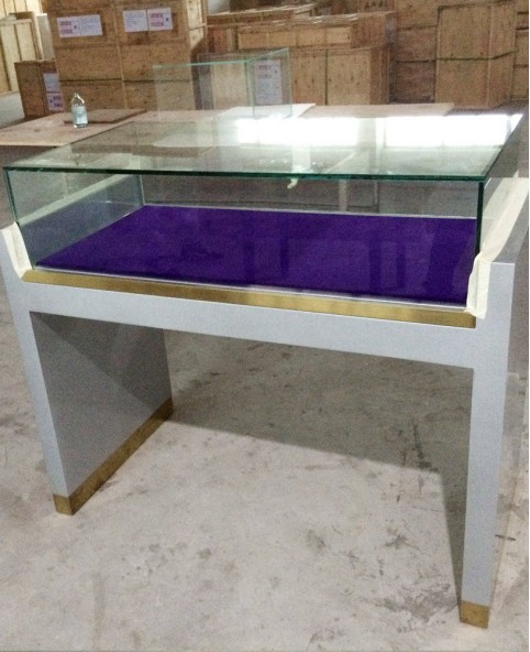 High End Wooden  Jewelry Store Display Cases